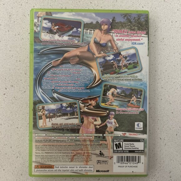 Dead or Alive: Xtreme 2 (Microsoft Xbox 360, 2006) CIB Complete w/ Manual Tested - Picture 2 of 5
